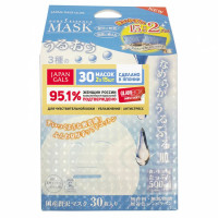 Japan Gals Pure5 Essence Tamarind Маска для лица с тамариндом и гиалуроновой кислотой 30шт