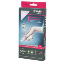 B.Well Чулки CARE JW-216 компрессионные противоэмболические 18-22 мм рт.ст. 1 класс р.3 белые