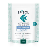 Epsol Baby Соль для ванн английская магниевая расслабляющая с 0 лет 500г