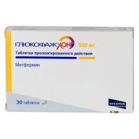 Глюкофаж Лонг таблетки пролонг 500мг N30
