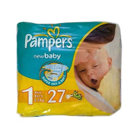 Pampers подгузники New Baby-Dry 1 2-5 кг N27