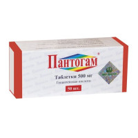 Пантогам таблетки 500мг N50