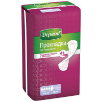 Depend Прокладки при недержании женские Супер N8