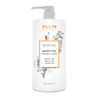 Ollin BioNika Шампунь Питание и блеск 750мл