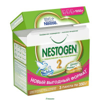 Nestogen 2 Сухая молочная смесь с Омега-3 ПНЖК и лактобактериями для детей с 6 мес 3* 350г