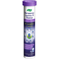 Витамины группы В Эвалар таблетки шипучие 5г N15