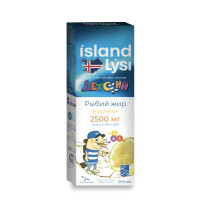 Lysi (Лиси) Рыбий жир детский со вкусом Лимона 240мл