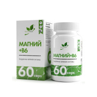 NaturalSupp Магний+В6 капсулы 650мг N60