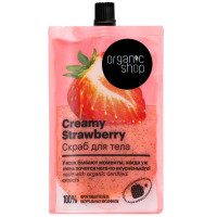 Organic Shop Creamy Strawberry Скраб для тела 200мл