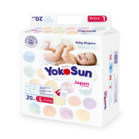 YokoSun Подгузники детские размер L 9-13кг №20