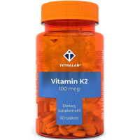 Tetralab Витамин К2 100мкг таблетки 165мг №60