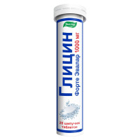 Глицин форте 1000мг таблетки шипучие 3,8г №20 Эвалар