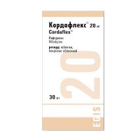 Кордафлекс таблетки пролонг. п.п.о. 20мг N30