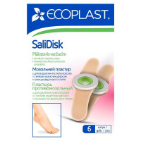 Ecoplast Пластырь противомозольный Salidisk 72х19мм N6