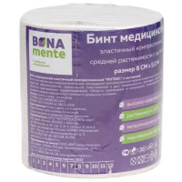 Бинт Bona Mente! Лайт эластичный компрессионный средней растяжимости с застежкой 5м х 8см