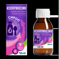 Изопринозин сироп 50мг/мл флакон 150мл