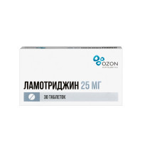 Ламотриджин таблетки 25мг N30 Озон