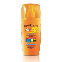 Биокон Солнце спрей для безопасного загара для всей семьи SPF60 160мл