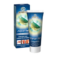 Акулий жир и глюкозамин с хондроитином крем для тела восстанавливающий 75 мл