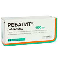 Ребагит таблетки п.п.о. 100 мг N90 ЗиО-Здоровье