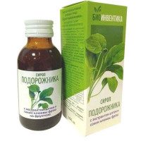 Сироп подорожника 100мл Биоинвентика