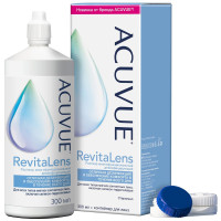 Acuvue RevitaLens многофункциональный дезинфицирующий 360 мл + контейнер для линз
