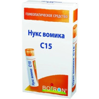 Нукс Вомика C15 гранулы гомеопатические 4г