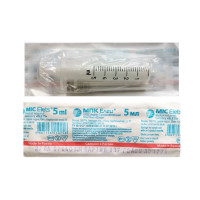 Шприц 2-детальный одноразовый Луер 5мл игла 22G 0,7x40 №100 МПК Елец