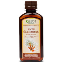 Oleos Масло Облепиховое пищевое нерафинированное 200мл БАД