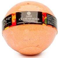 Fabrik cosmetology Шарик бурлящий для ванны с ароматом персикового мороженного Ice Cream Bomb 120г