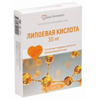 Сердце Континента Липоевая кислота таблетки №60