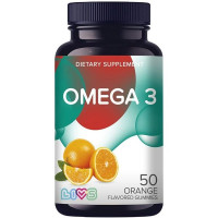 Livs Комплекс Омега кислот со вкусом фруктов и ягод пастилки жевательные 4г N50