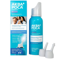 Аквароса Капелька Набор Семейный баллон аэрозольный 150мл + насадка душ + насадка струя