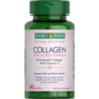 Nature's Bounty Гидролизованный коллаген с витамином С таблетки N90