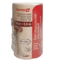 Бинт эластичный компрессионный Lauma модель 5 средней растяжимости 10смх0,6м