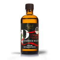 Золотой шелк Масло репейное с перцем чили против выпадения волос 100мл