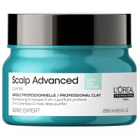 Loreal Professionnel Scalp Advanced Шампунь-маска 2-в-1 для жирной кожи головы 250мл