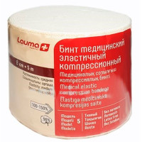 Бинт эластичный компрессионный LAUMA модель 5 средней растяжимости 8смх5м
