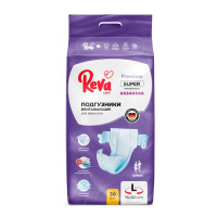 Reva Care Super подгузники на липучках для взрослых размер L N30
