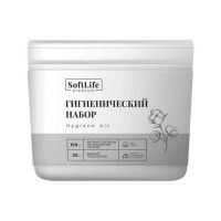 SoftLife Набор Ватные палочки на бумажной основе №150 + Подушечки №20