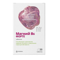 Витатека Магний В6 форте таблетки 1170 мг №30