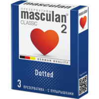 Masculan презервативы Dotted №3 с пупырышками