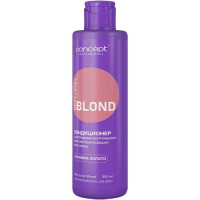 Concept Next Level Blond Кондиционер для нейтрализации желтизны с пептидным комплексом Розовое золото 300мл