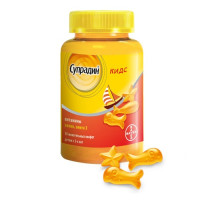 Супрадин Кидс рыбки пастилки жевательные 4г N30