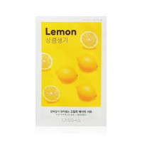 Missha Airy Fit Маска для лица выравнивающая с экстрактом лимона для кожи с пигментацией 19г