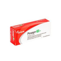 Розарт таблетки п.п.о. 10мг N30