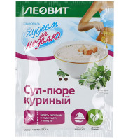Худеем за неделю Суп-пюре куриный пакет 20 г