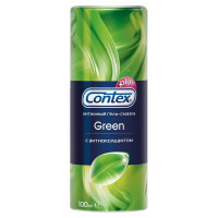 CONTEX Plus Гель-смазка Green с антиоксидантами 100мл