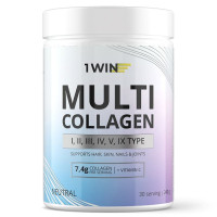 1WIN Комплекс мульти Коллаген + Витамин С вкус Нейтральный 240г