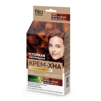 Фитокосметик Крем-хна индийская в готовом виде Ярко-рыжий медный 50мл